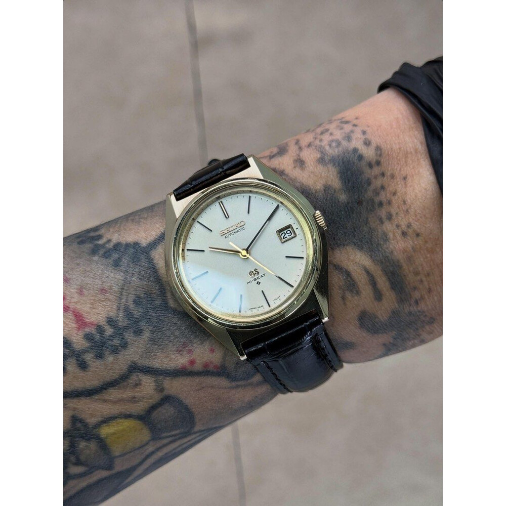 37mm • 1970 Grand Seiko 5645-7010 Gold Cap 56GS Hi-Beat 28800vph